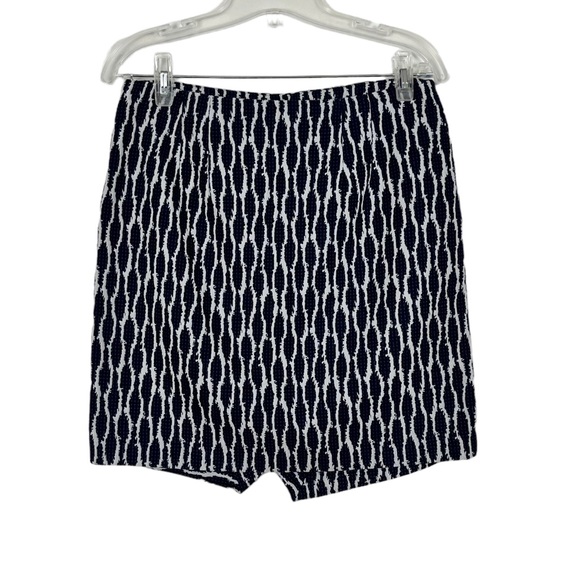 Ann Taylor Loft Blue and White Ikat Skirt - Picture 13 of 14